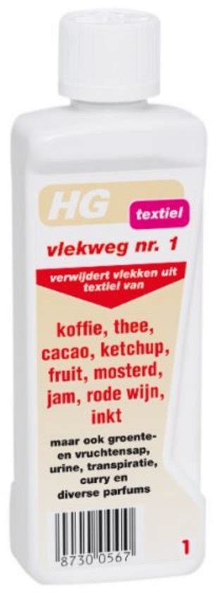 Treffer vlekkenverwijderaar op textiel