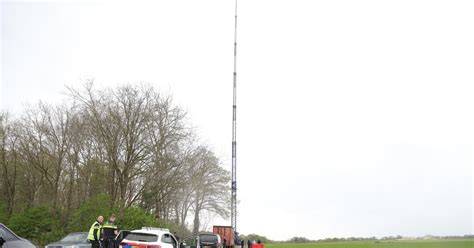Mobiele zendmast in Twente
