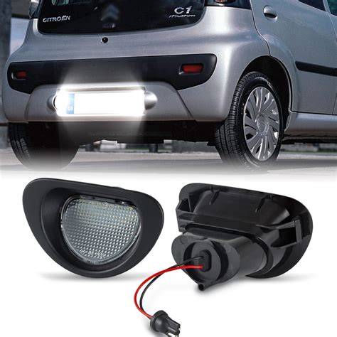 LED kentekenlamp units Peugeot 107
