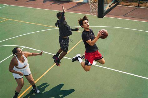 Basketbal jeugdselectie tijdens training