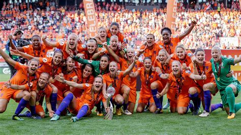 Jong Oranje dames vieren EK-titel