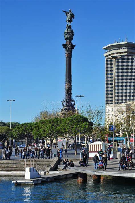 Monument van Columbus en Port Vell