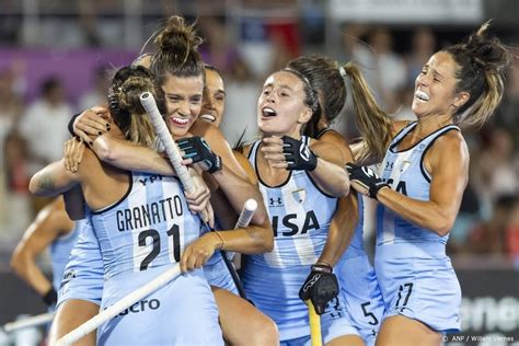 Duitsland Argentinië hockey halve finale